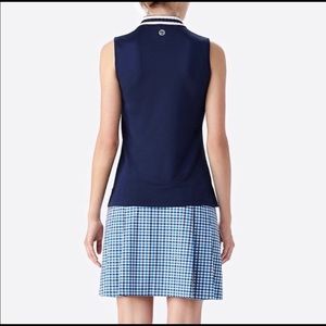 NWT Tory Sport A-line Gingham Golf Skirt